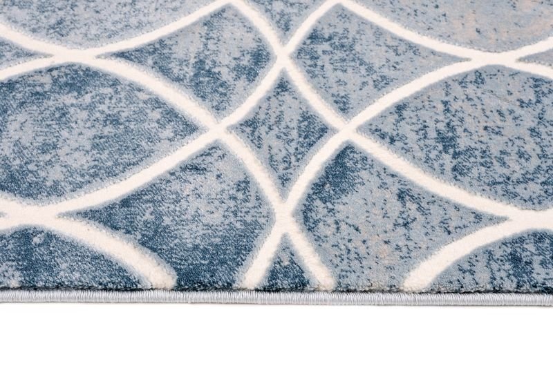 Sofia 7766A Light Blue / Blue Modern Area Rug - Quality Rugs and Furniture