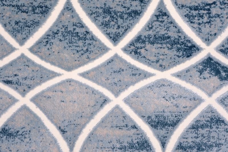 Sofia 7766A Light Blue / Blue Modern Area Rug - Quality Rugs and Furniture