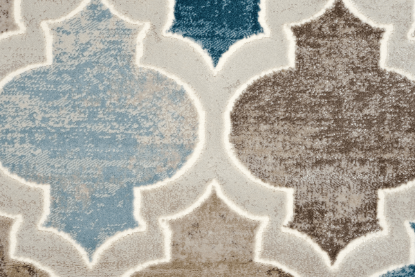 Sofia 7767A Light Vizon / Cream Modern Area Rug - Quality Rugs and Furniture