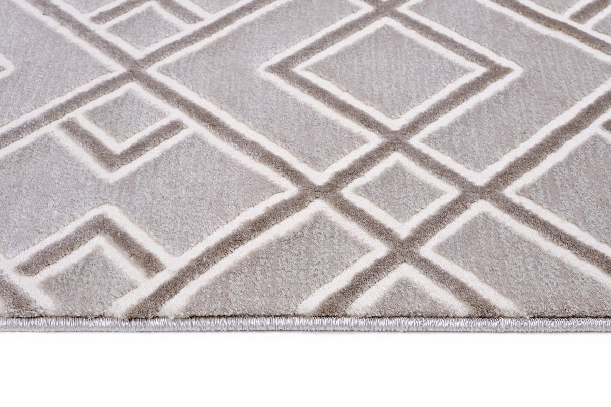 Sofia 8337A Light Vizon / Vizon Modern Area Rug - Quality Rugs and Furniture