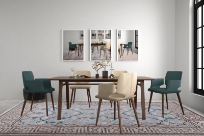 Sofia 9304A Cream / Light Vizon Modern Area Rug - Quality Rugs and Furniture
