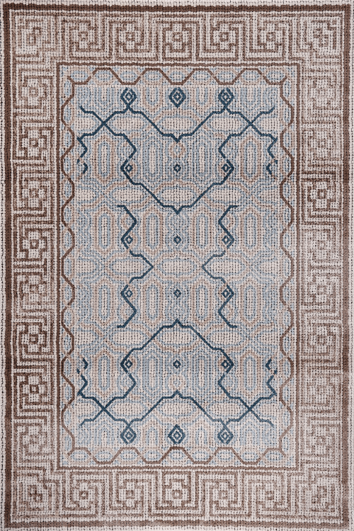 Sofia 9304A Cream / Light Vizon Modern Area Rug - Quality Rugs and Furniture