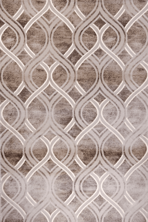 Sofia 9711A Vizon / Cream Modern Area Rug - Quality Rugs and Furniture