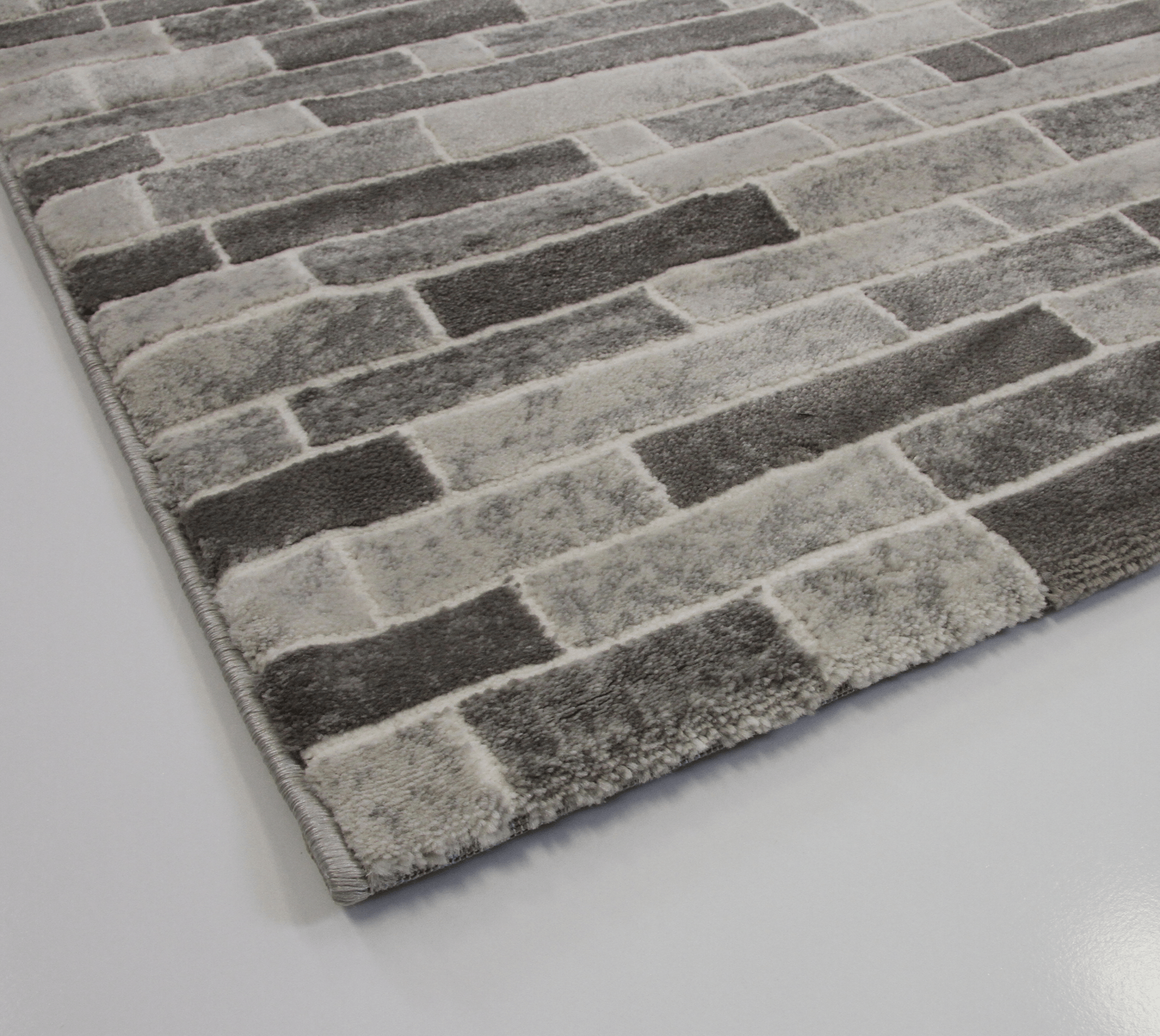 Sofia D051A Cream/L.Grey Modern Area Rug - Quality Rugs and Furniture
