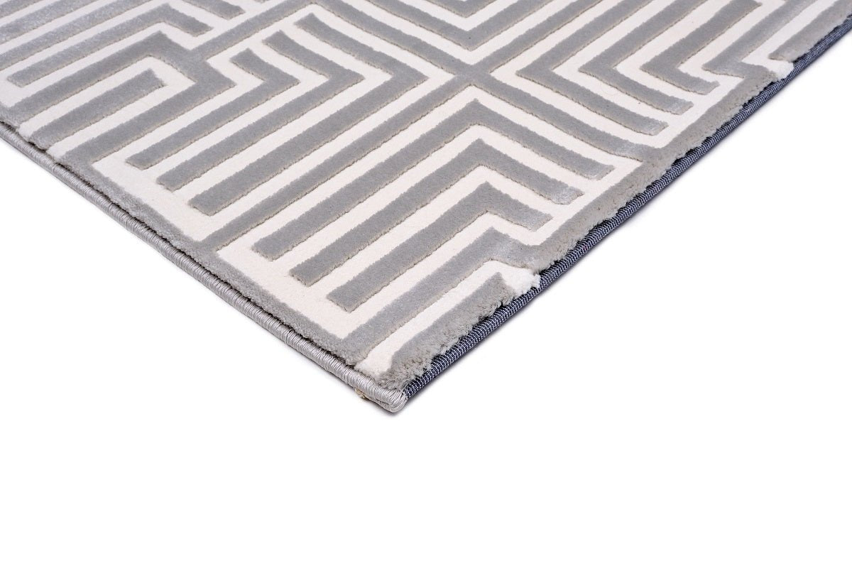 Sofia D097A Light Grey / Light Grey Modern Area Rug - Quality Rugs and Furniture