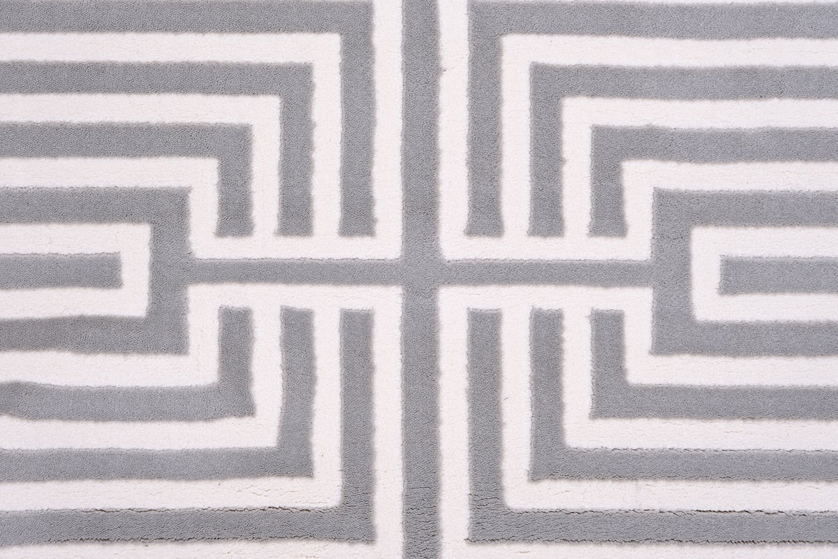 Sofia D097A Light Grey / Light Grey Modern Area Rug - Quality Rugs and Furniture