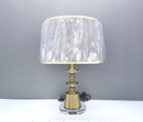 Table Lamp MK1043 - 4 Crystal and Iron Hardware with Glass Accents - Quality Rugs and Furniture