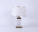 Table Lamp MK1797 Crystal and Iron Hardware with Glass Accents - Quality Rugs and Furniture