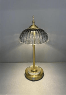 Table Lamp MK1959 - 1 Distinctive Hardware Featuring Glass and Iron - Quality Rugs and Furniture