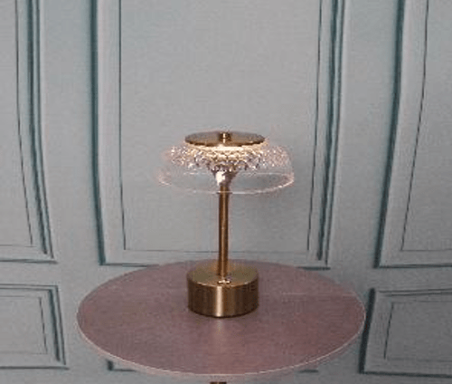 Table Lamp MK2033 Creative Hardware Design Featuring Acrylic - Quality Rugs and Furniture