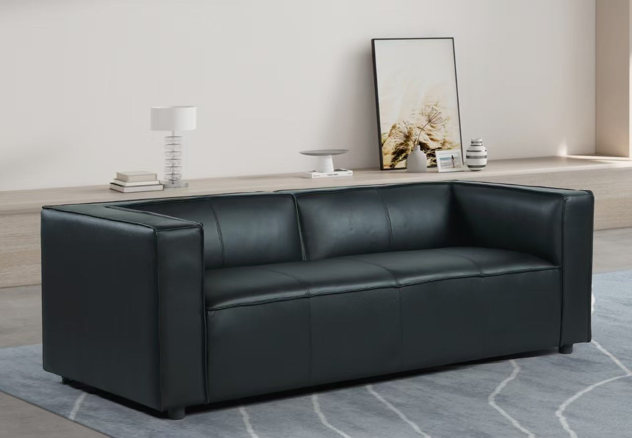 Tali Modern Thick Leather Sofa Set - Quality Rugs and Furniture