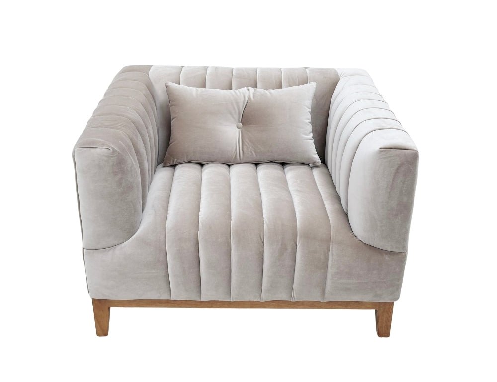 Tarra Fabric Modern Sofa Set Brown - Quality Rugs and Furniture