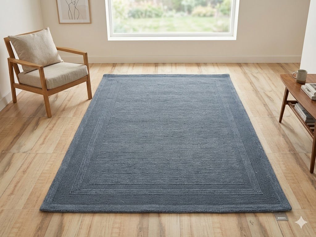 Thomas Collection Hand Woven Wool Rug Blue - Quality Rugs and Furniture