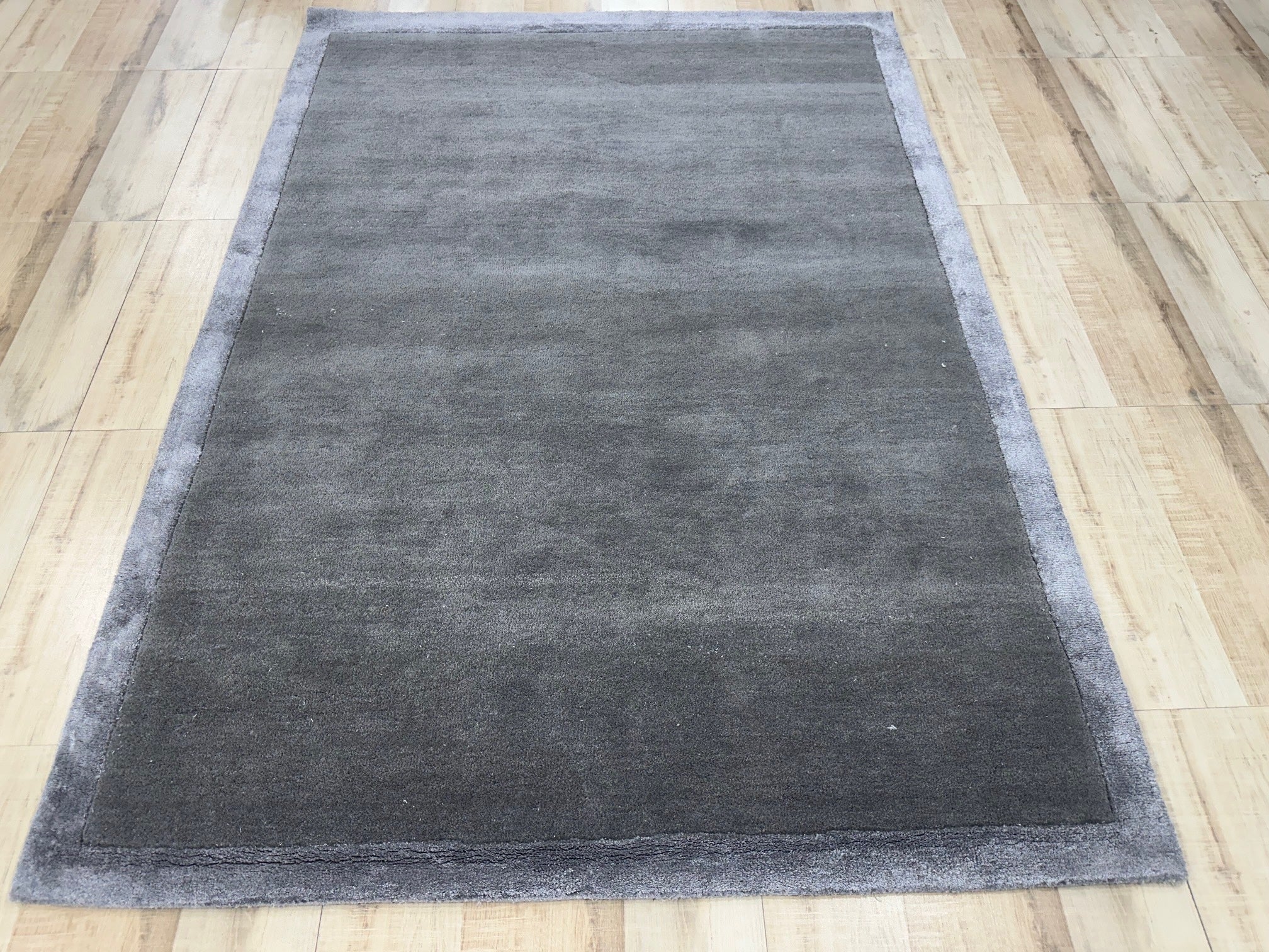 Thomas Collection Hand Woven Wool Rug Grey Smoke - Quality Rugs and Furniture