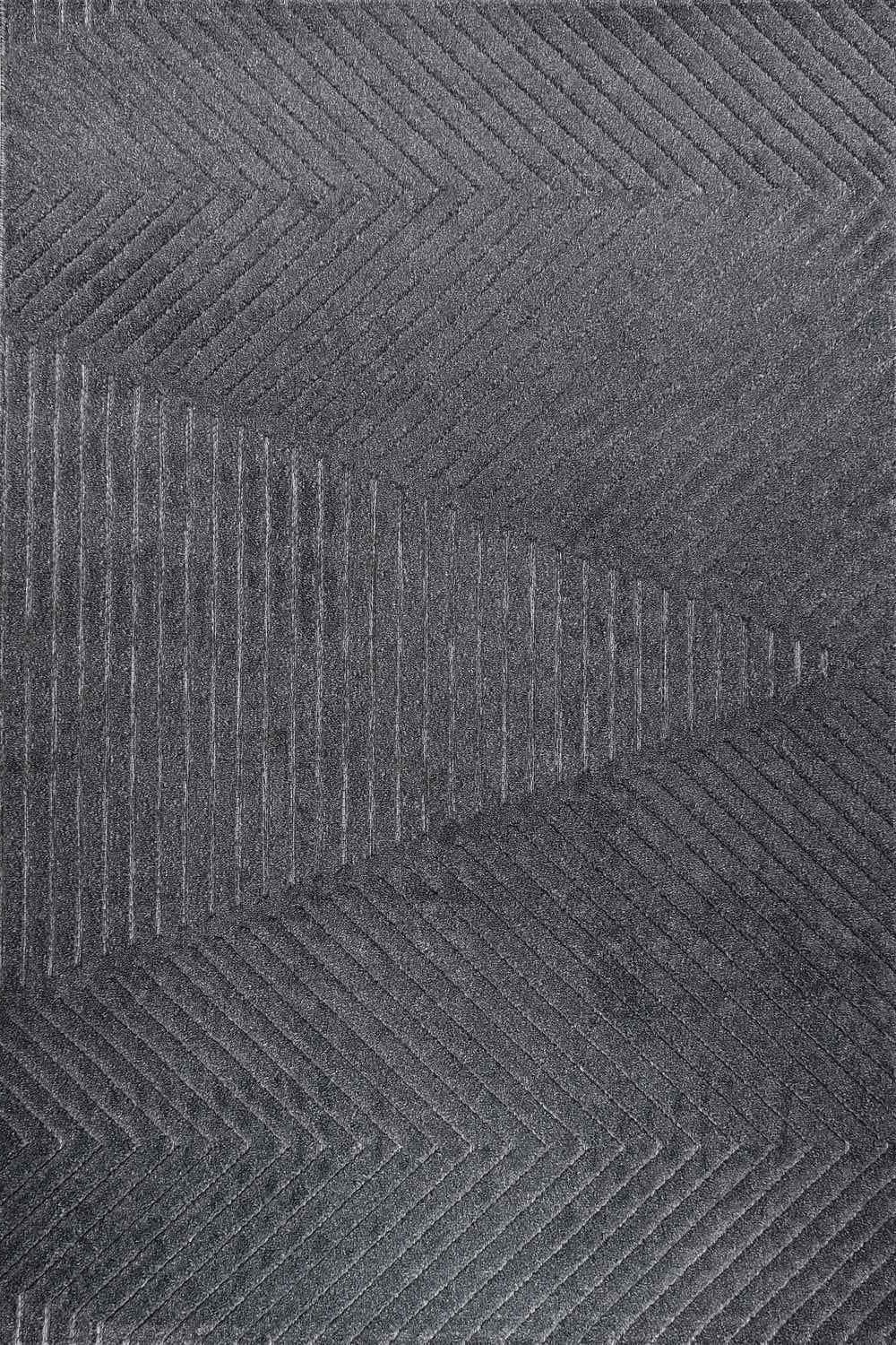 Venus E497A Dark Grey Modern Area Rug