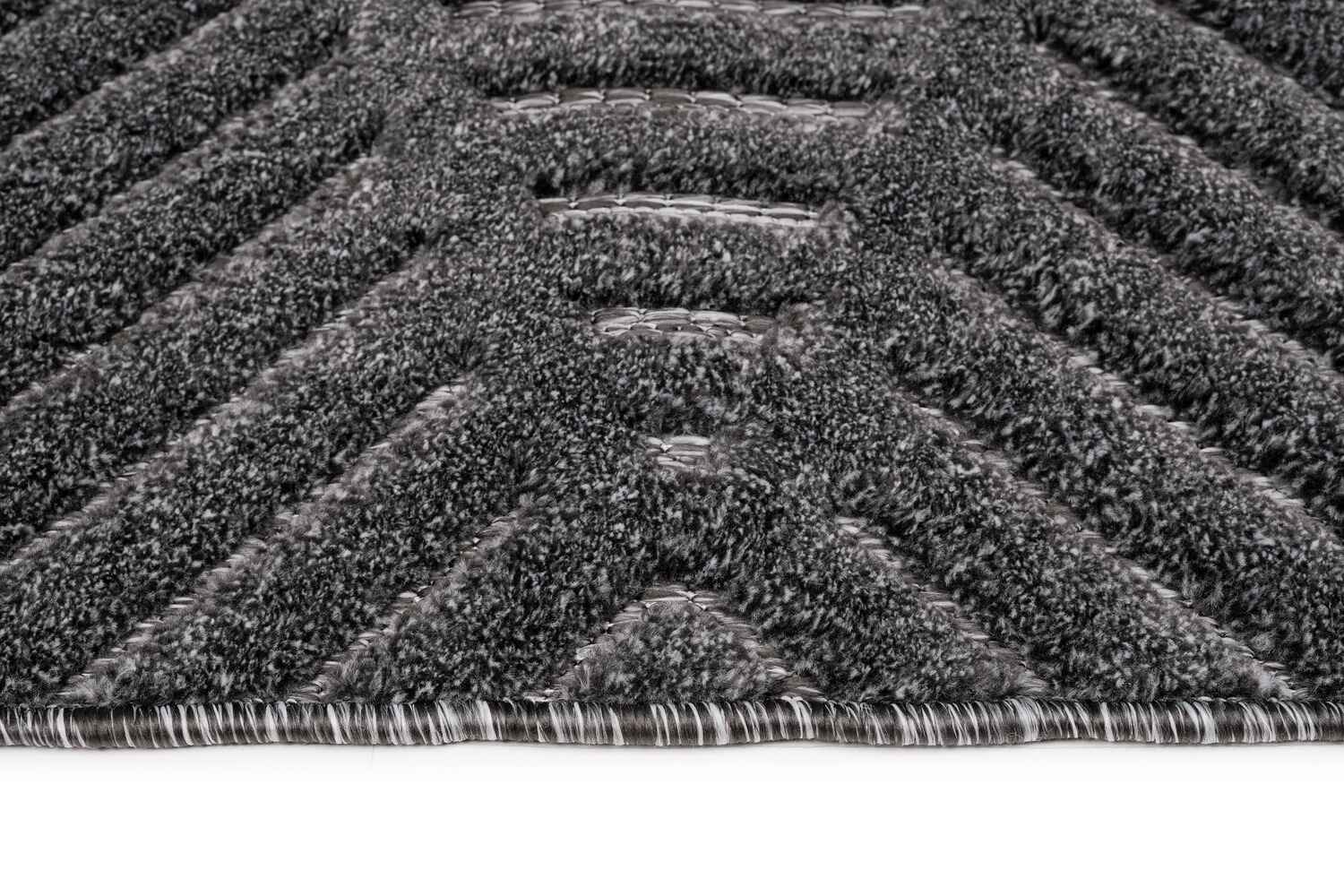 Venus E497A Dark Grey Modern Area Rug - Quality Rugs and Furniture