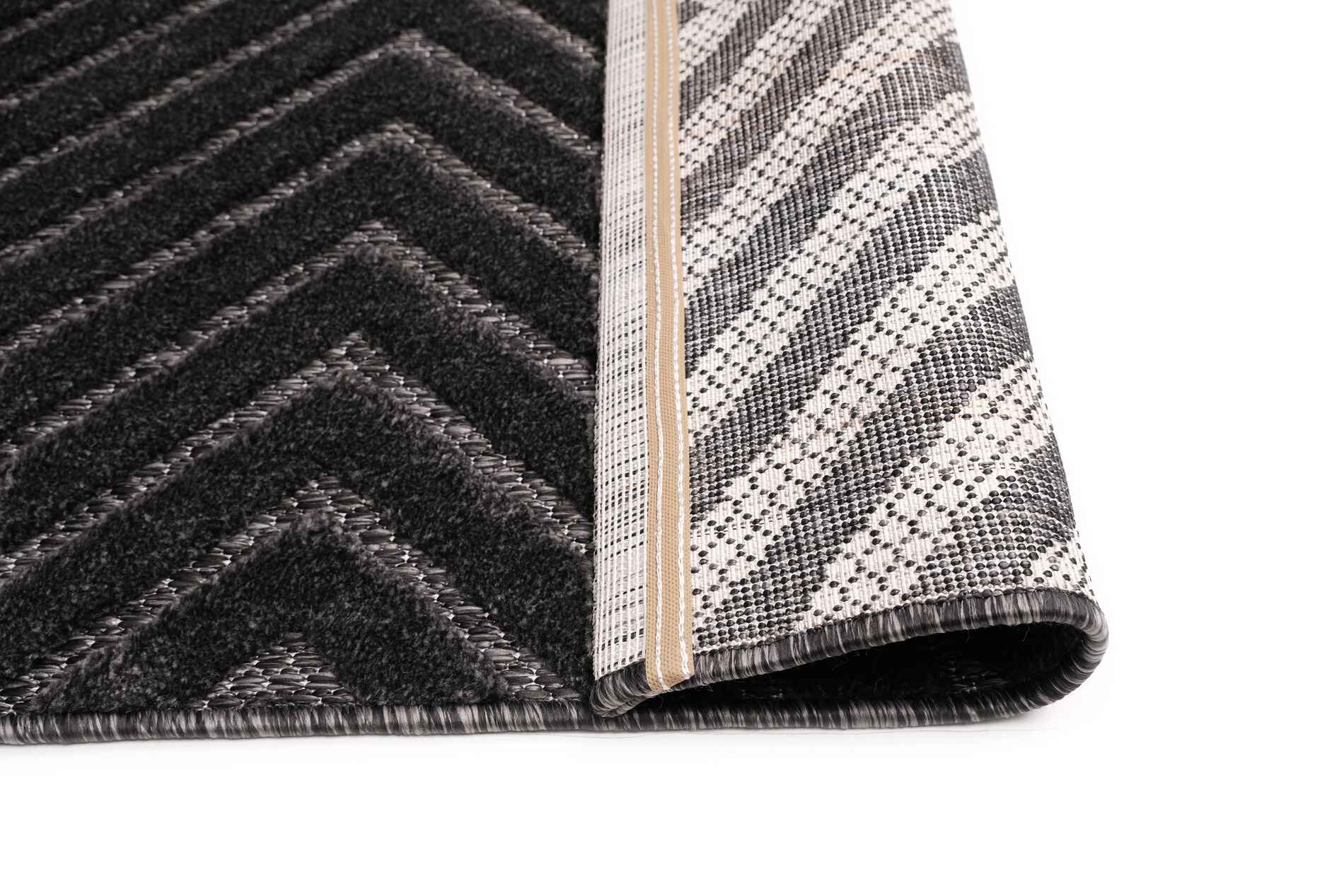 Venus E690B Anthracite Modern Area Rug - Quality Rugs and Furniture