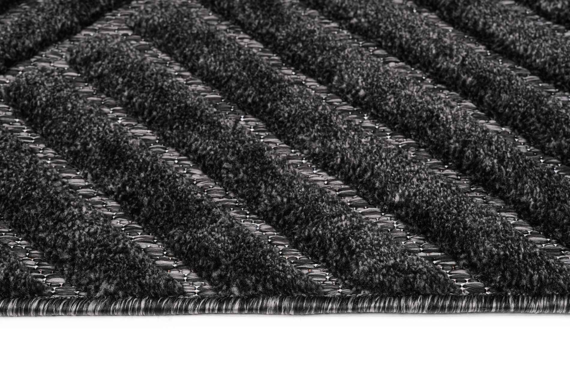 Venus E690B Anthracite Modern Area Rug - Quality Rugs and Furniture