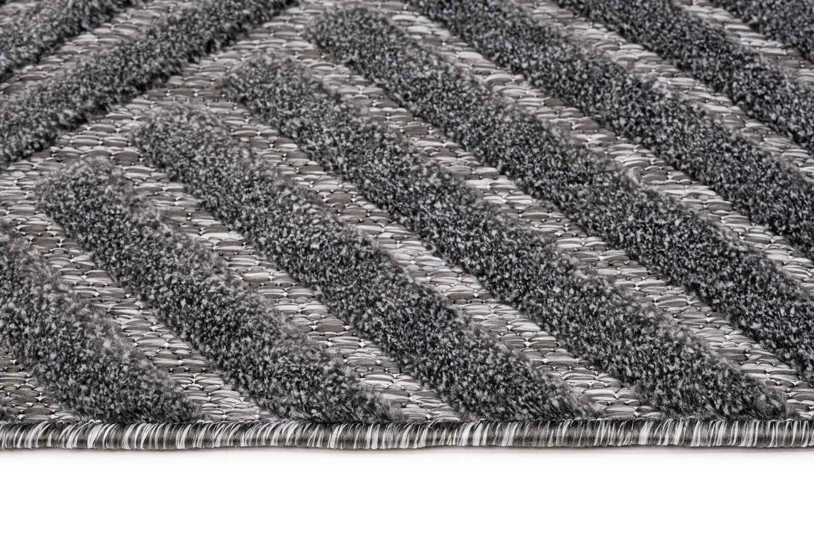 Venus E690B Dark Grey Modern Area Rug - Quality Rugs and Furniture