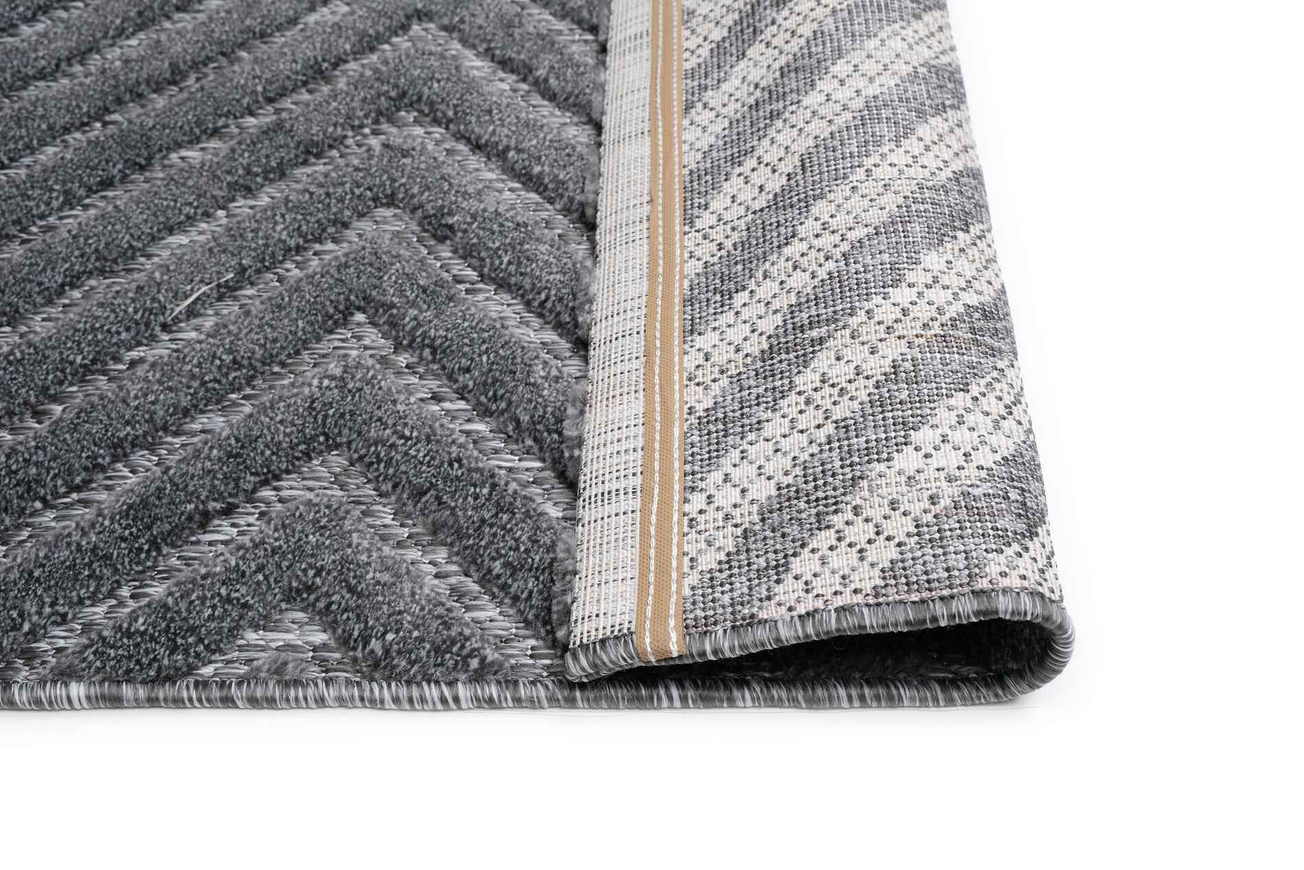 Venus E690B Dark Grey Modern Area Rug - Quality Rugs and Furniture