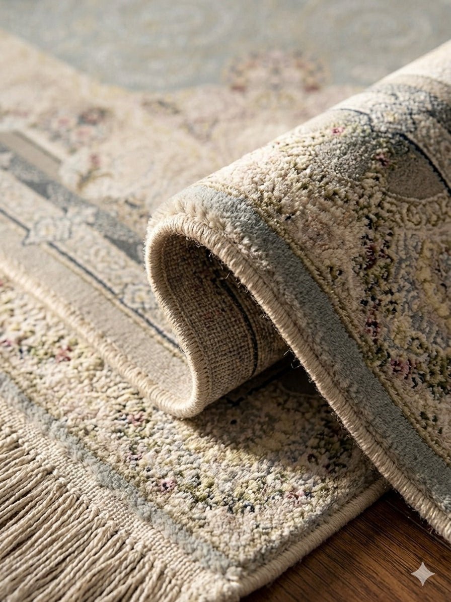 Vila Traditional Persian Area Rug Silver - Quality Rugs and Furniture