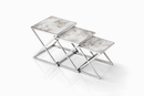 YA31 Marble Nesting Table Set of 3 - Quality Rugs and Furniture