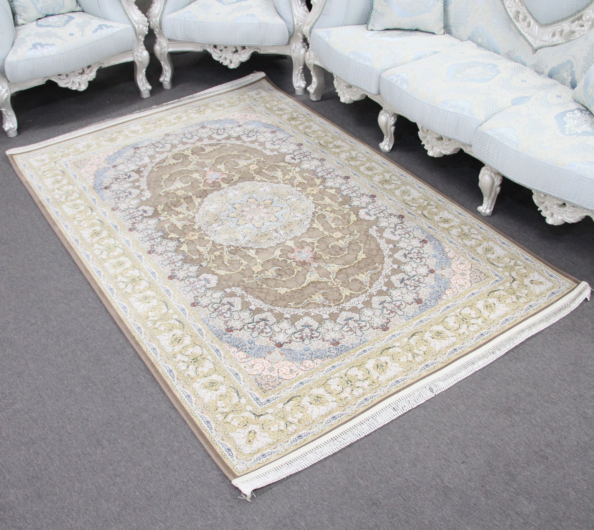 Zartosht 5252 NE Gold Persian Traditional Rug - Quality Rugs and Furniture