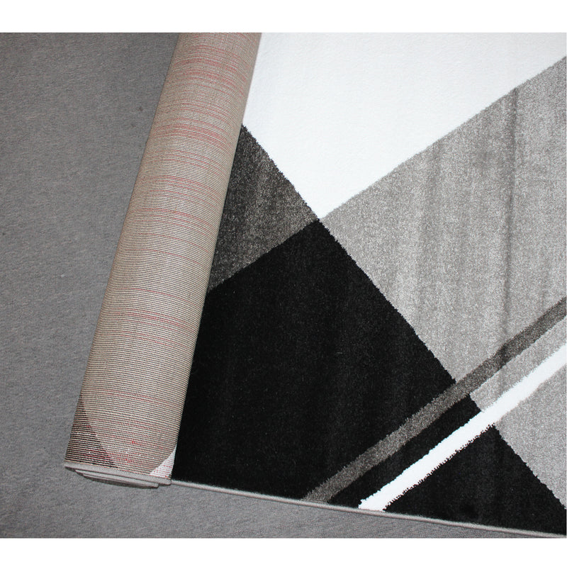 A RUG | Jasmine Fe398 Grey Dark Grey Modern Rug | Quality Rugs and Furniture
