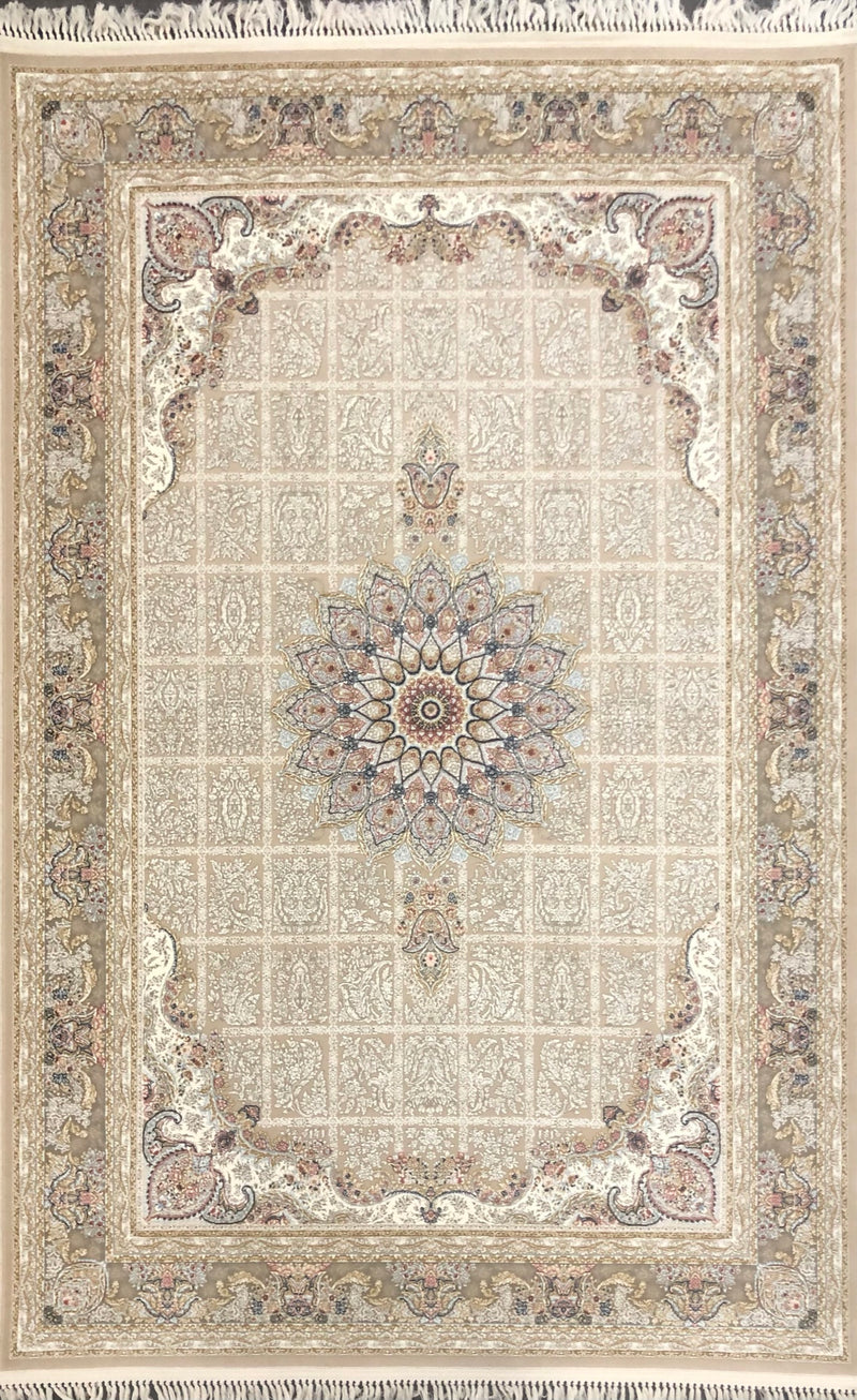 A RUG | Zomorod 37006 Beige Traditional Rug | Quality Rugs and Furniture
