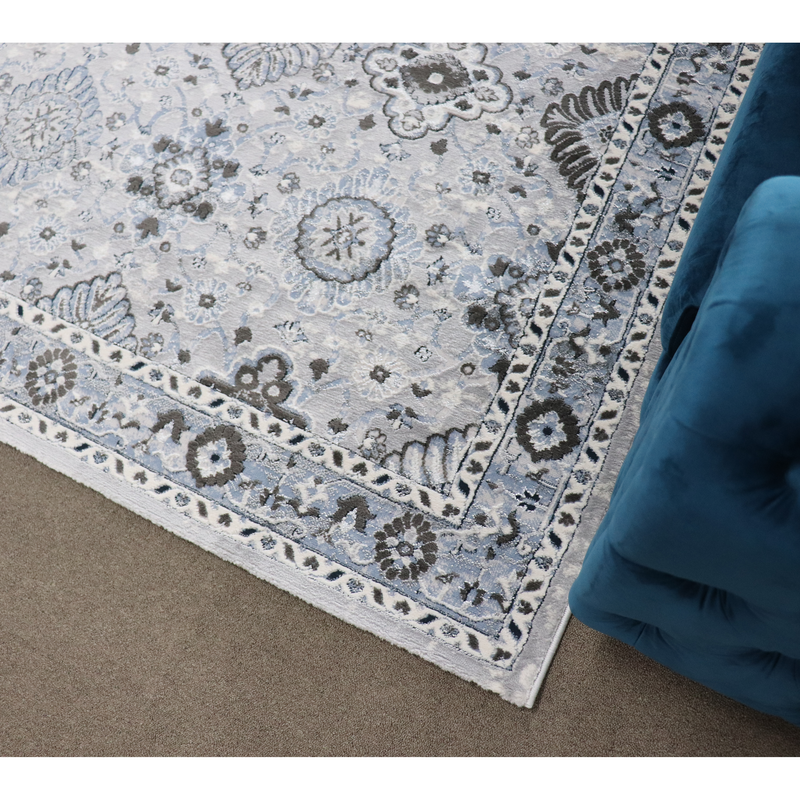 A RUG | Almira G7274 L.Grey Blue Modern Rug | Quality Rugs and Furniture