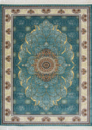 Mashhad 722364 Blue Persian Traditional Rug