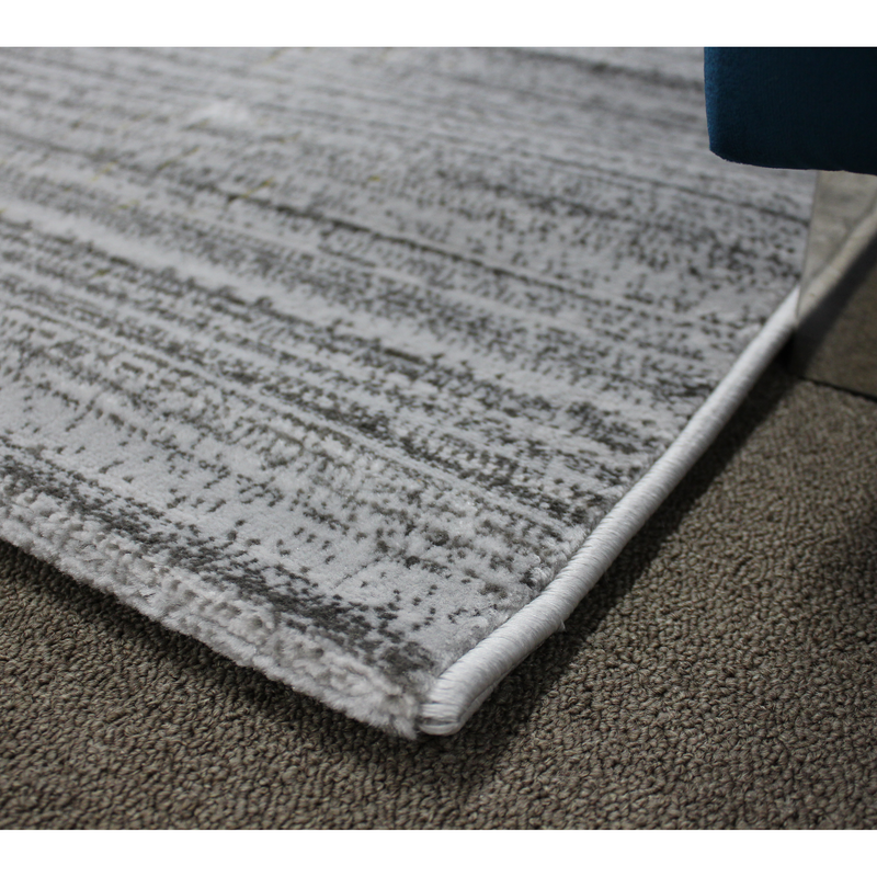 A RUG | Almira He385 L.Grey Gold Modern Rug | Quality Rugs and Furniture