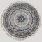 A ROUND RUG | Zartosht 4730 Grey Round Traditional Rug | Quality Rugs and Furniture