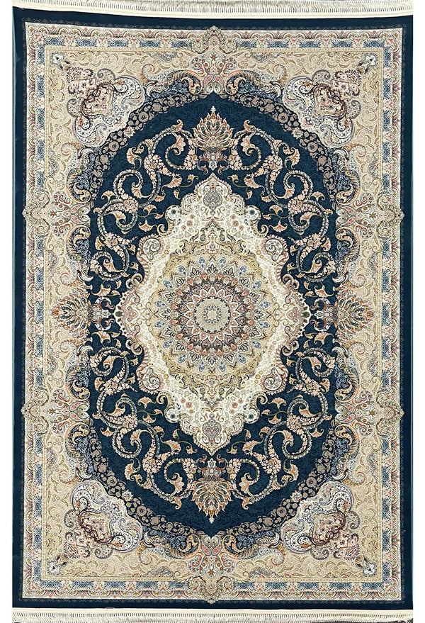 A RUG | Zartosht 5500 Marin Blue Traditional Rug | Quality Rugs and Furniture