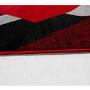 A RUG | Jasmine Fe394 Red Black Modern Rug | Quality Rugs and Furniture
