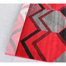 A RUG | Jasmine Fe391 Red Dark Grey Modern Rug | Quality Rugs and Furniture
