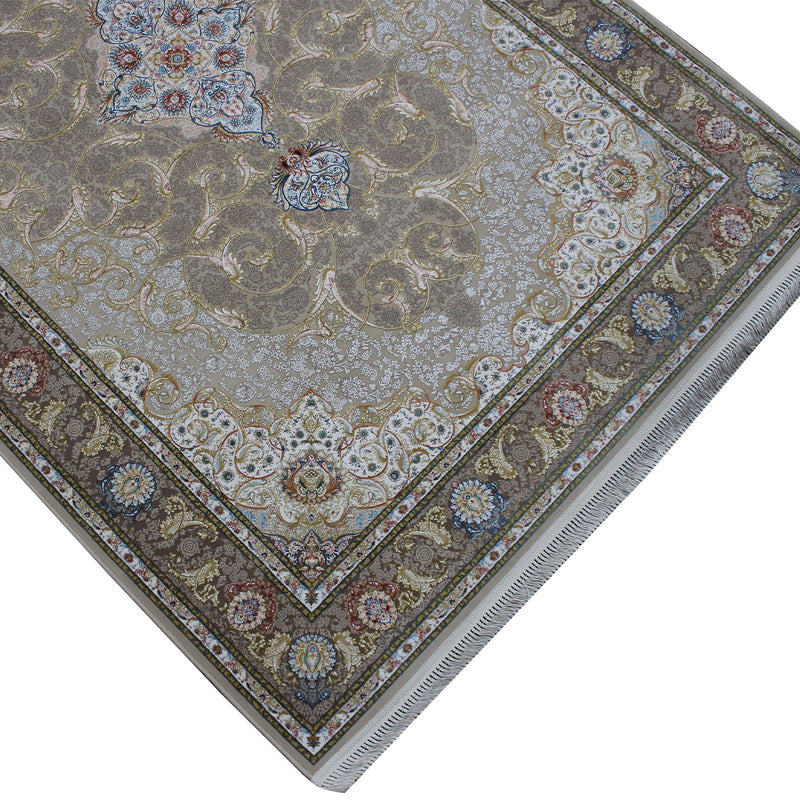 A ROUND RUG | Zartosht 5577 Beige Round Traditional Rug | Quality Rugs and Furniture