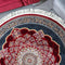 A ROUND RUG | Zomorod 25036 Red Round Traditional Rug | Quality Rugs and Furniture