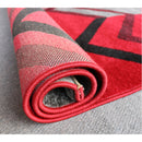 A RUG | Jasmine Fe391 Red Dark Grey Modern Rug | Quality Rugs and Furniture