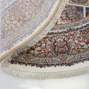 A ROUND RUG | Zartosht 5380 Cream Rond Traditional Rug | Quality Rugs and Furniture