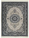 A RUG | Zartosht 4777 Grey/Black White Traditional Rug | Quality Rugs and Furniture