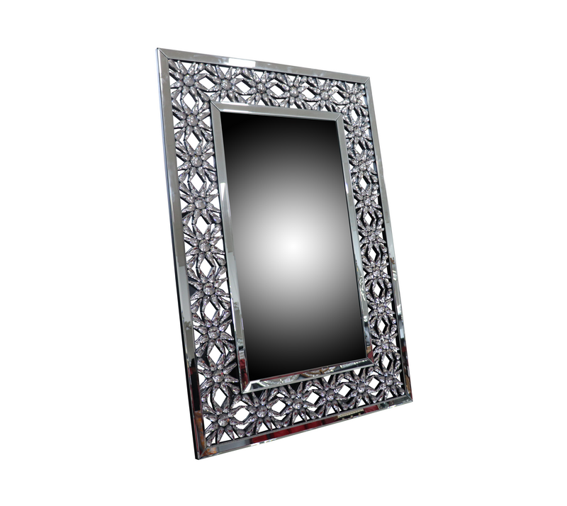 A Mirror | Thea Wall Mirror Silver | Quality Rugs and Furniture
