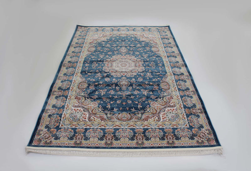 Zartosht 5858 Marin Blue Persian Traditional Rug