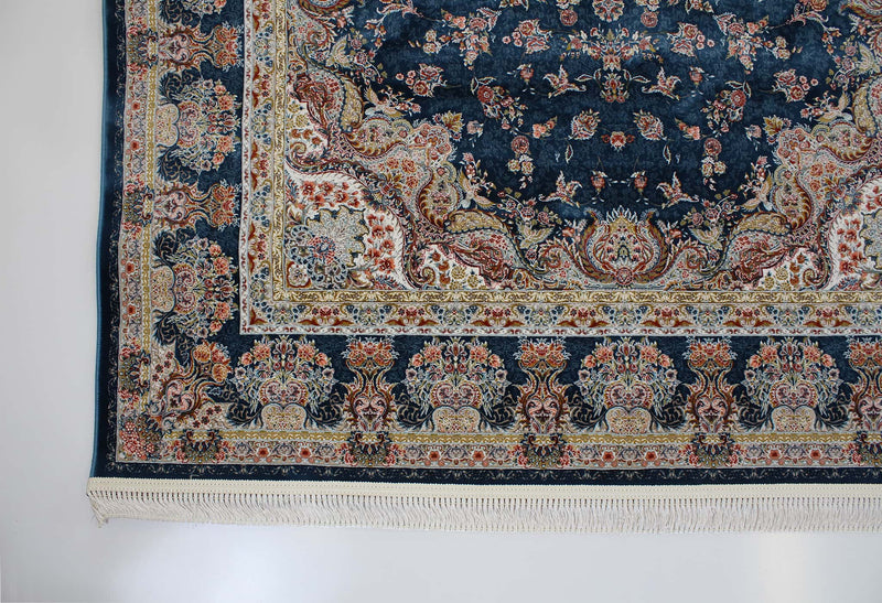 Zartosht 5858 Marin Blue Persian Traditional Rug