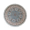 A ROUND RUG | Zartosht 5750 Blue Round Traditional Rug | Quality Rugs and Furniture