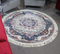 A ROUND RUG | Zomorod 25038 Grey Round Traditional Rug | Quality Rugs and Furniture