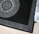 A RUG | Marble 23480 Black/Silver Modern Rug | Quality Rugs and Furniture