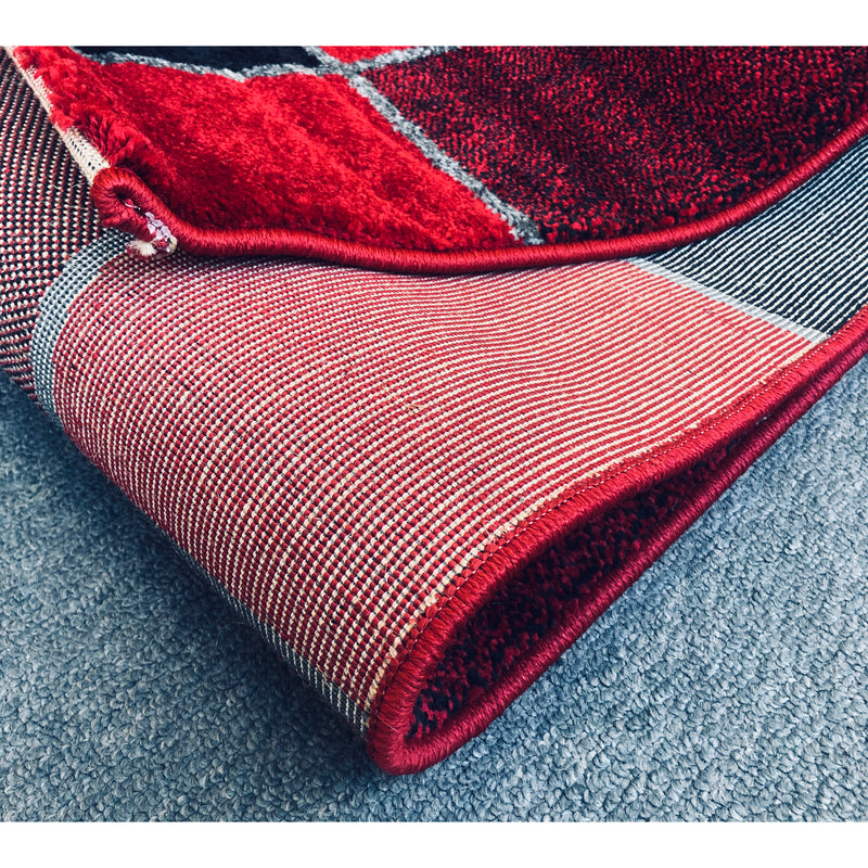 A RUG | Feary G9128 Red Black Modern Rug | Quality Rugs and Furniture