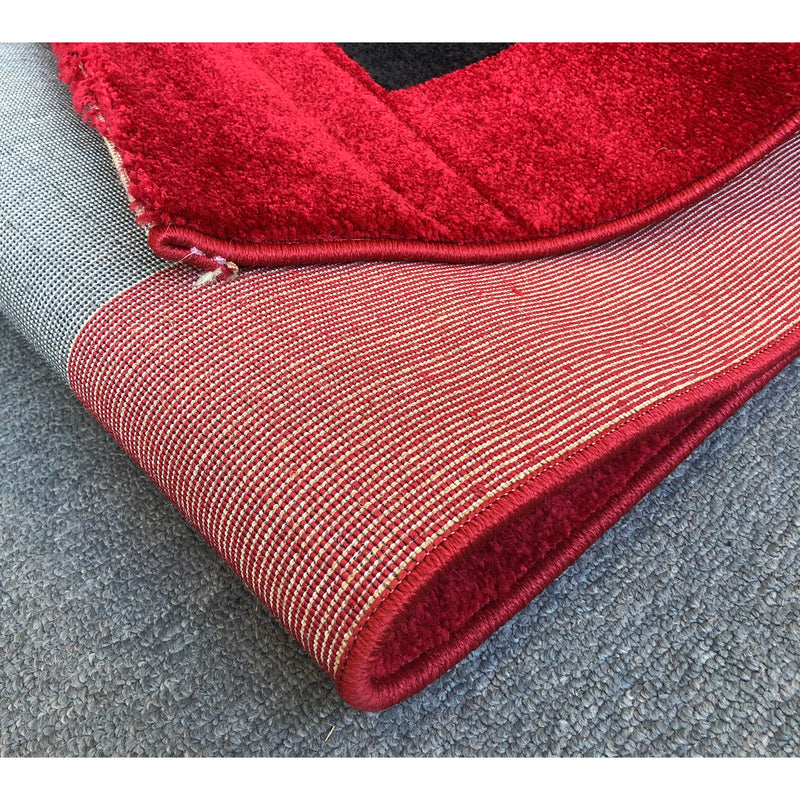 A RUG | Feary Fe423 Red Black Modern Rug | Quality Rugs and Furniture