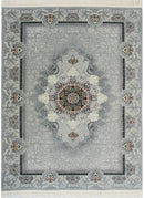 A RUG | Mashhad 722598 Grey Persian Rug | Quality Rugs and Furniture